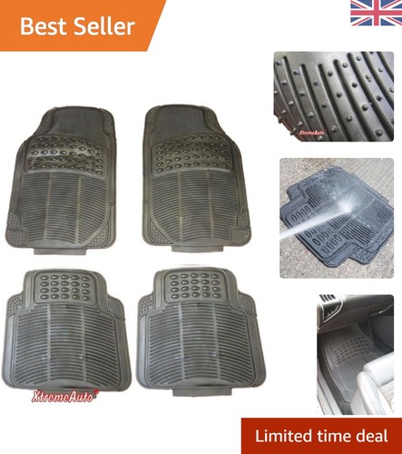 Durable black rubber car - black,